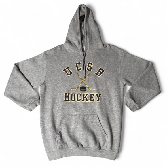 Undefined Other - University of California UCSB Hockey Gray Men's Hoodie Sweatshirt